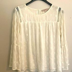 Eyelet blouse